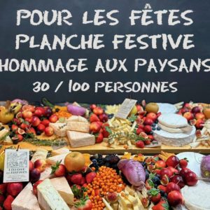 Planche de fromages hommage aux paysans québécois